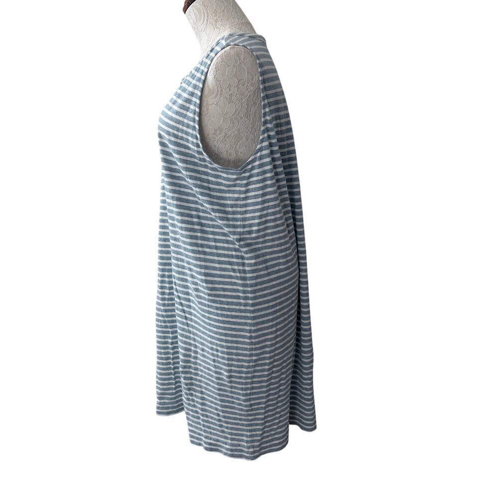 Jane and Delancey striped cotton dress size large Preppy coastal Beachy - Picture 3 of 8
